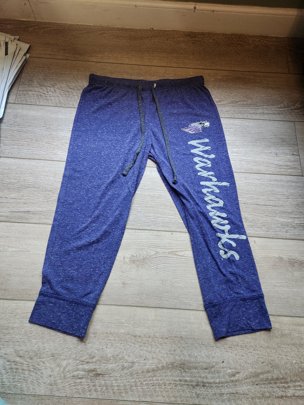 Purple Waurikanawks Womens Lounge Pants with Drawstring